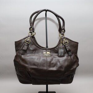 Coach 2011 Madison Abigail Brown Leather Shoulder Bag